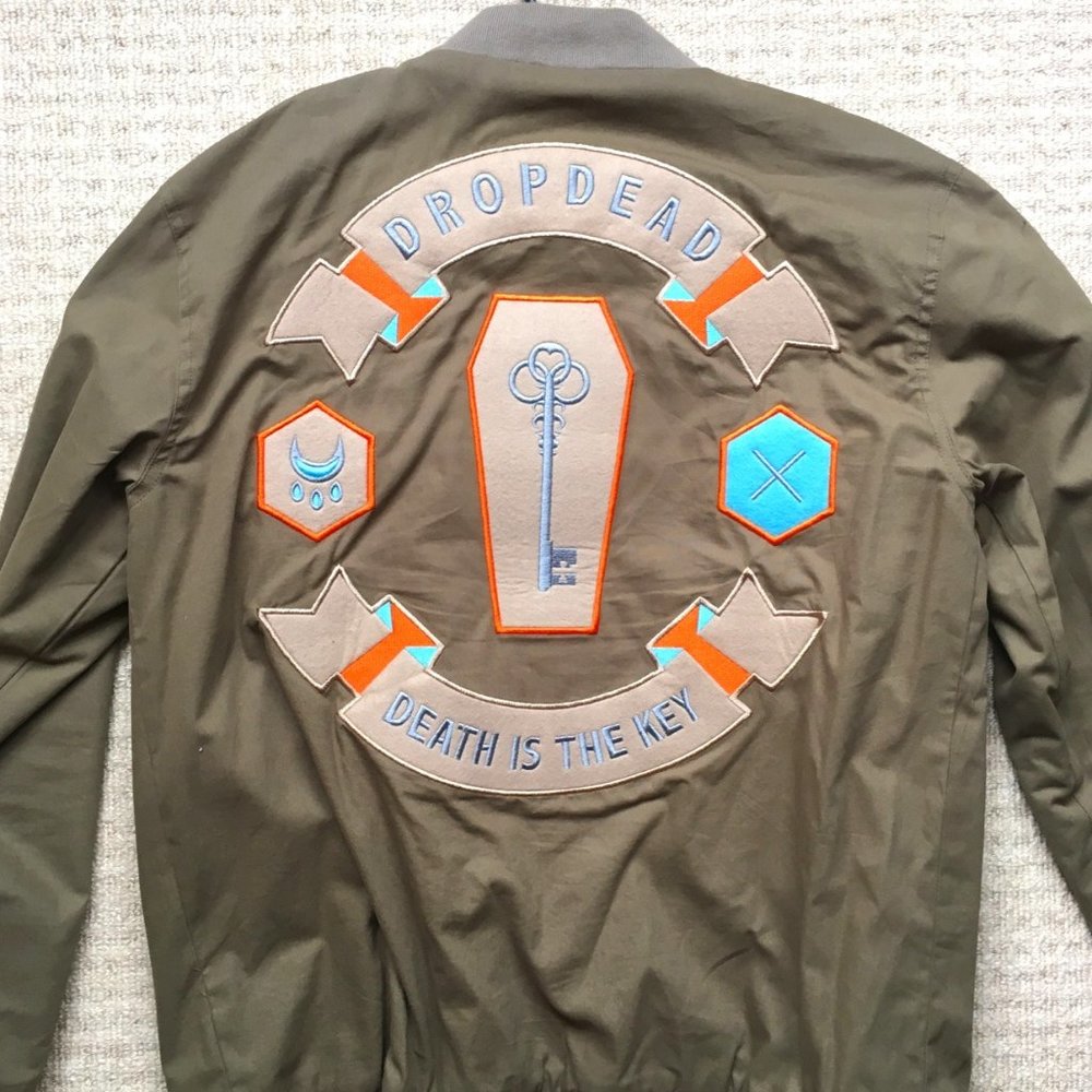 Drop Dead "Death Is Key" Bomber Jacket